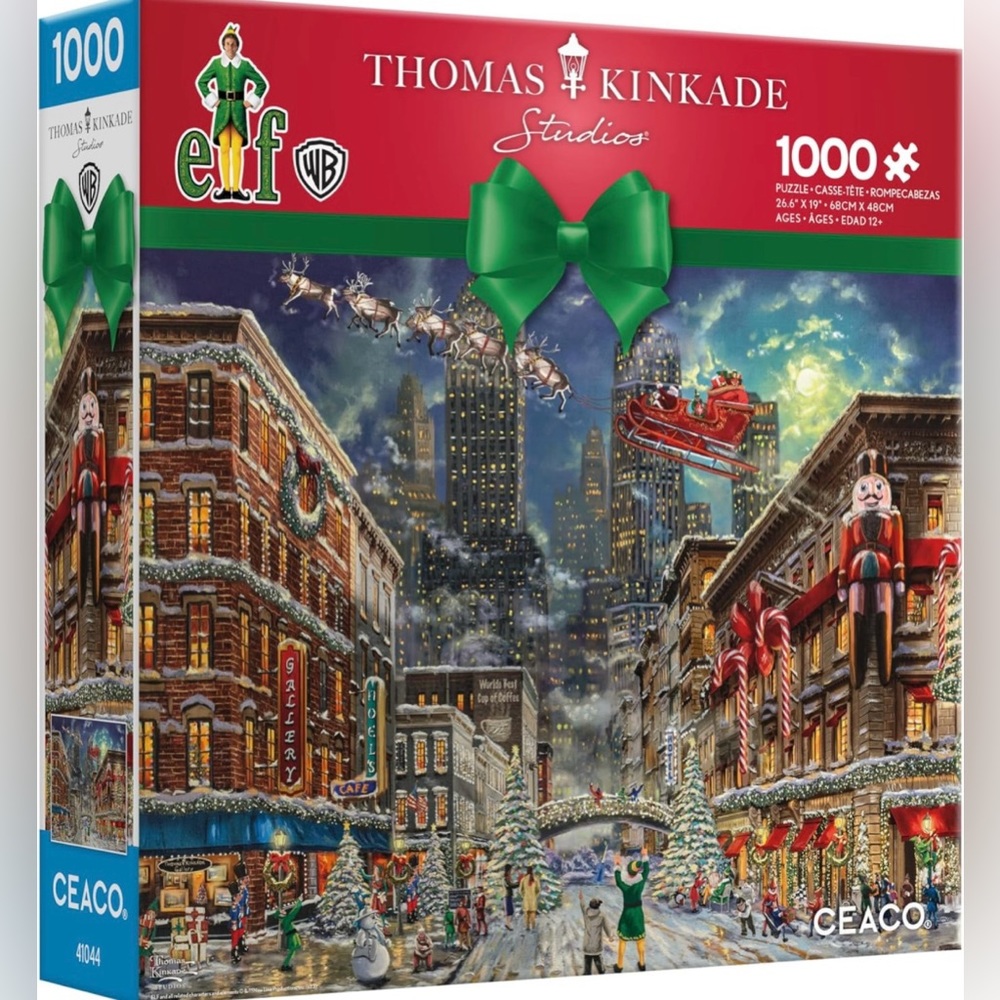 Thomas Kinkade Christmas Elf